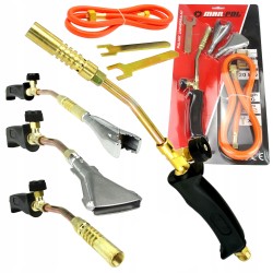 Bruciatore a gas propano-butano 1850°C tubo 1,5m 3 ugelli 2kW